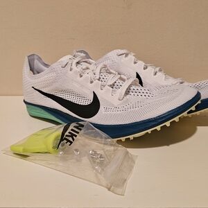 Men 7 / W 8.5 Nike ZoomX Dragonfly 2  Track Spikes White Bright Spruce New